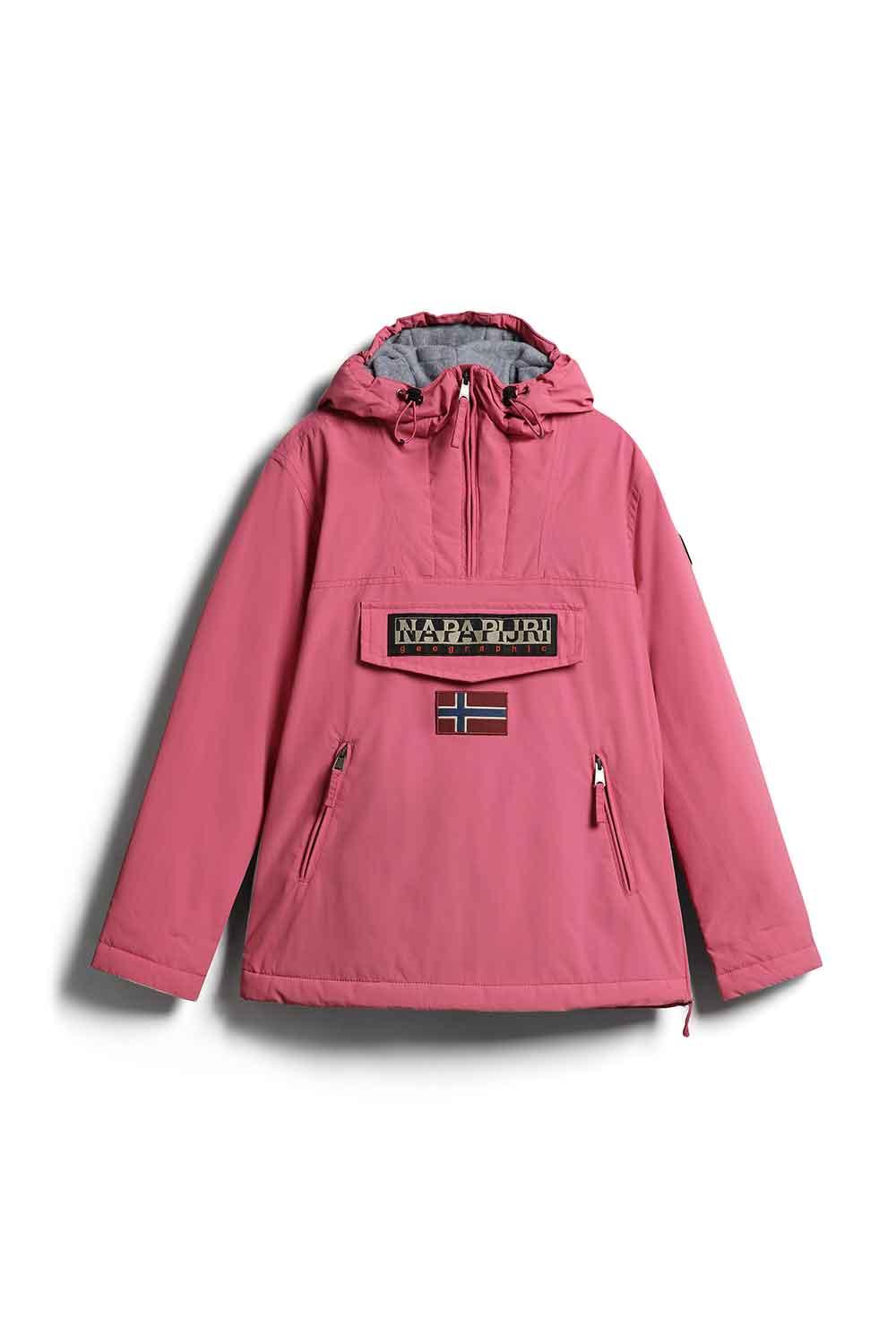 Napapijri-Rainforest Pocket 4 Pink Rosewood-Yağmurluk-1-roqelvaxirum.shop