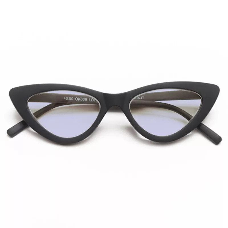 Okkia-Okkia Adriana Ekran Koruyucu Gözlük Cat Eyes Siyah-Güneş Gözlüğü-1-roqelvaxirum.shop