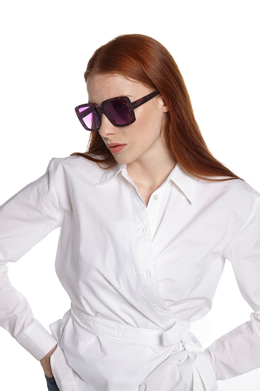 Okkia-Okkia Alessia Unisex Güneş Gözlüğü Rose Havana-Güneş Gözlüğü-6-roqelvaxirum.shop