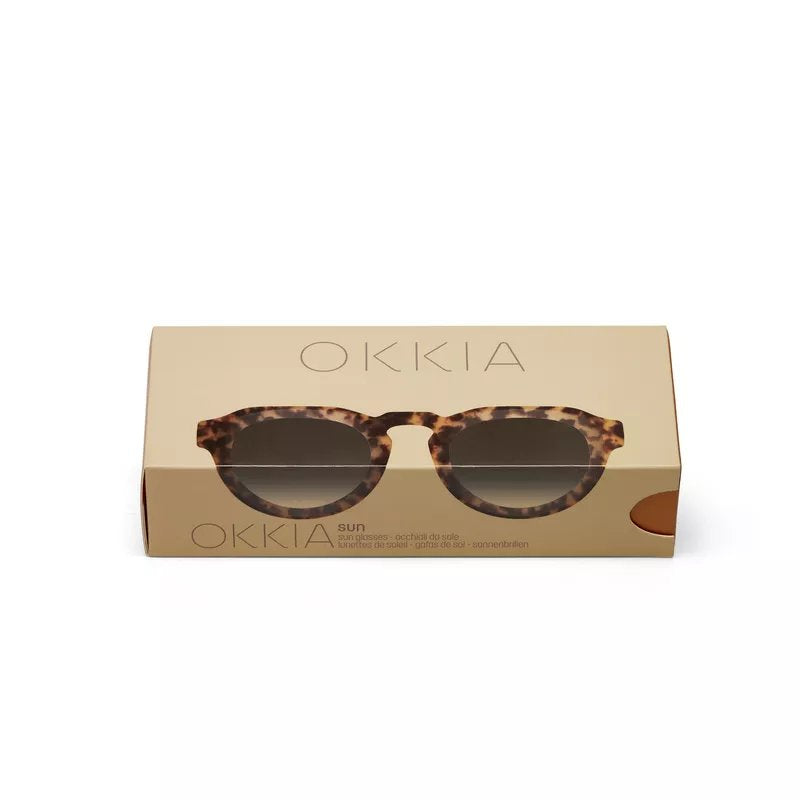 Okkia-Okkia Zeno Round Unisex Klasik Havana Güneş Gözlüğü Siyah Gradyan-Güneş Gözlüğü-6-roqelvaxirum.shop