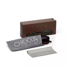 Okkia-Okkia Zeno Round Unisex Siyah Havana Güneş Gözlüğü Siyah Gradyan-Güneş Gözlüğü-6-roqelvaxirum.shop