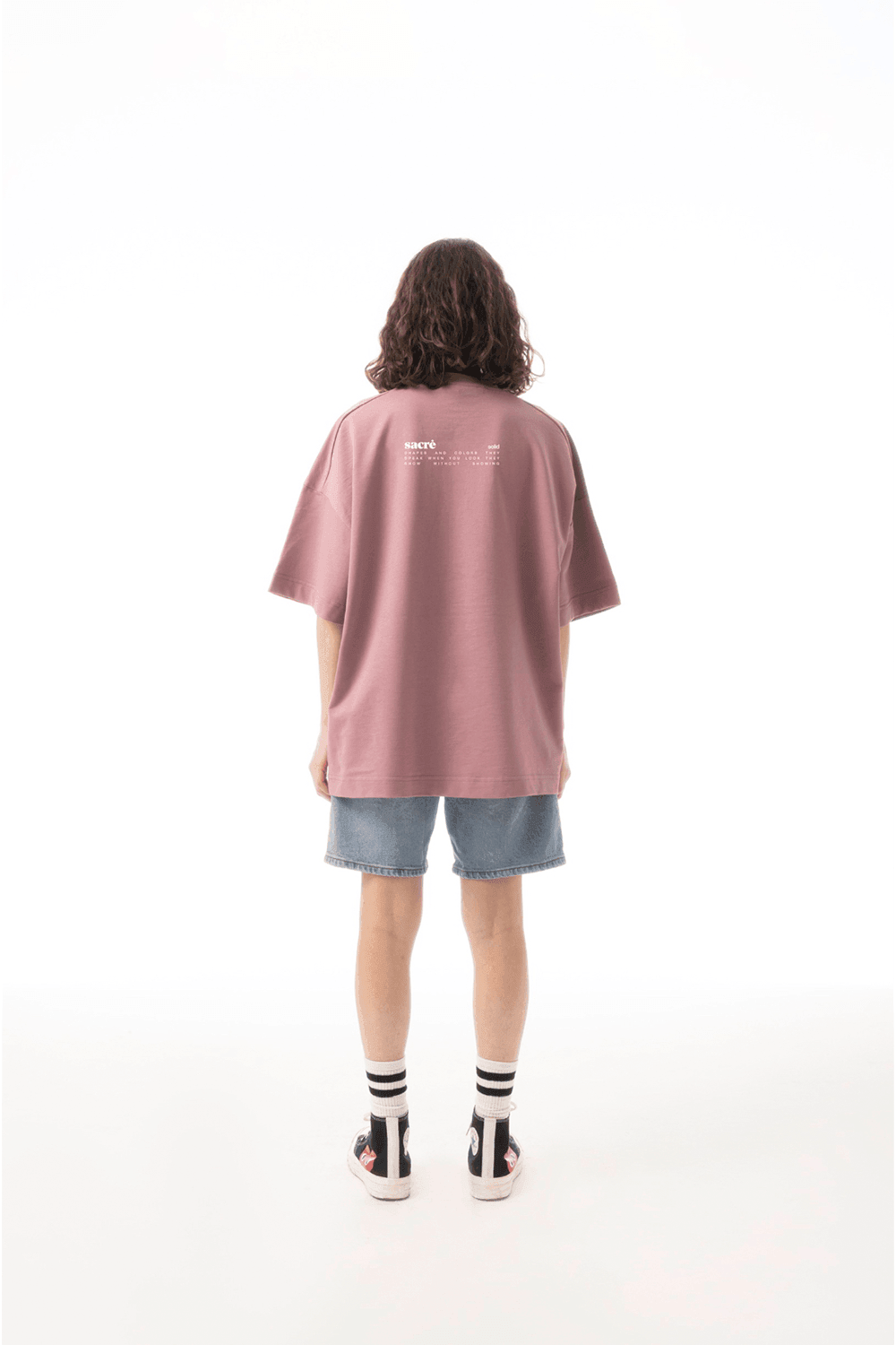 Sacré-Solid Purple Stone Tee-T-Shirts-5-roqelvaxirum.shop