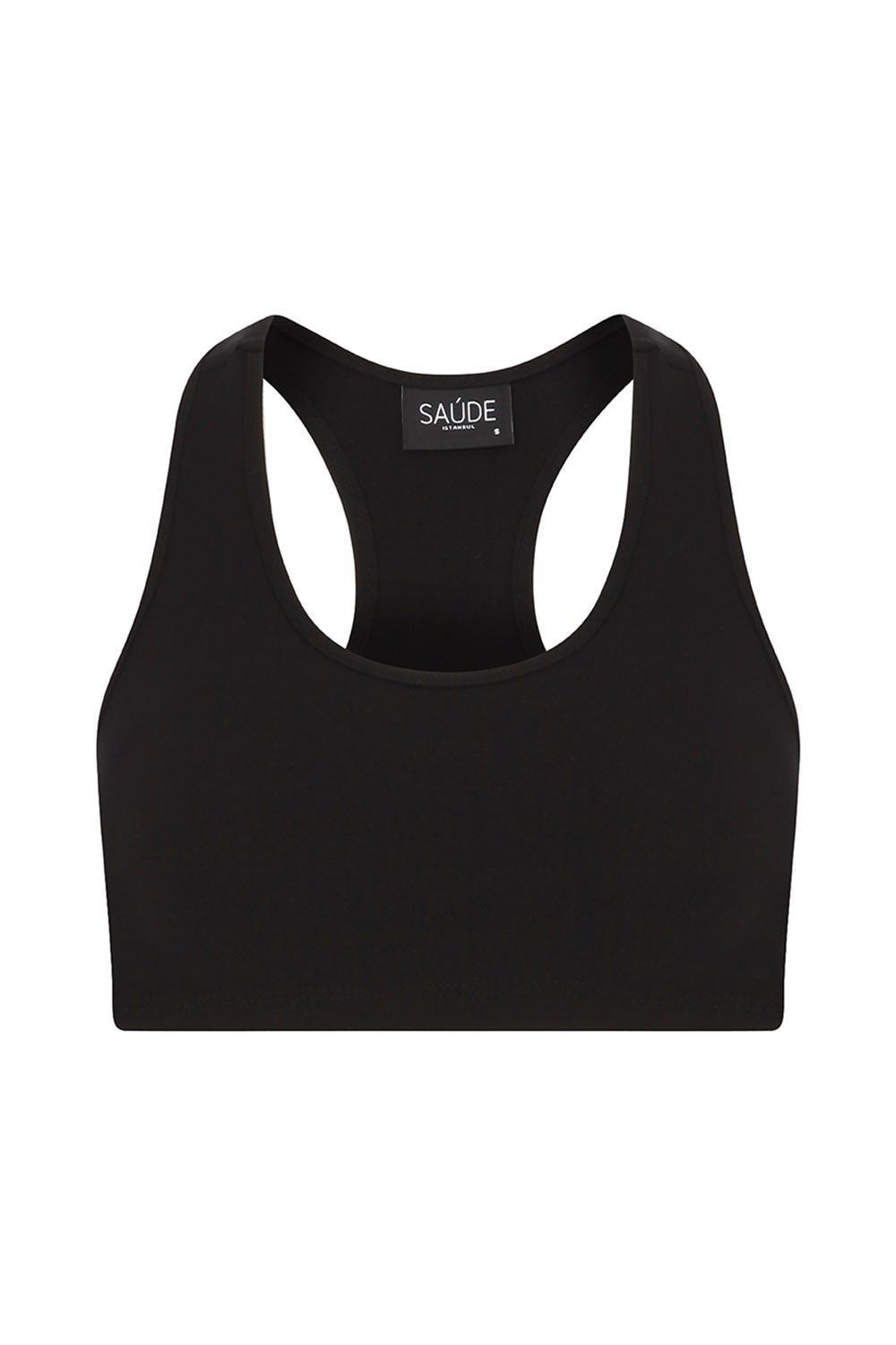 Saude-Balbina Siyah-Spor Sütyeni-1-roqelvaxirum.shop