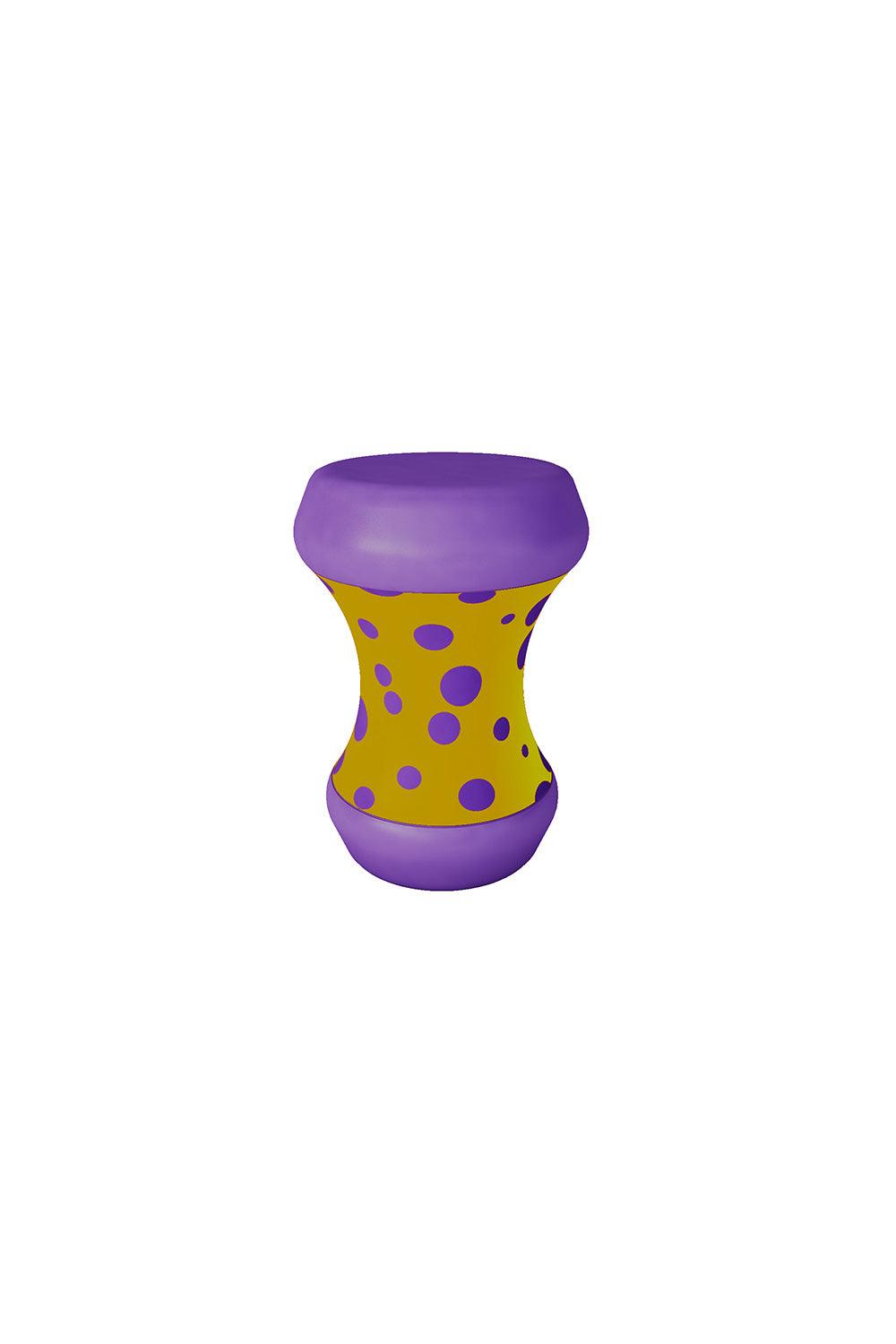 Sodd Design-Boom Bom Sehpa Sarı-Lila Puantiye-Sehpa-1-roqelvaxirum.shop