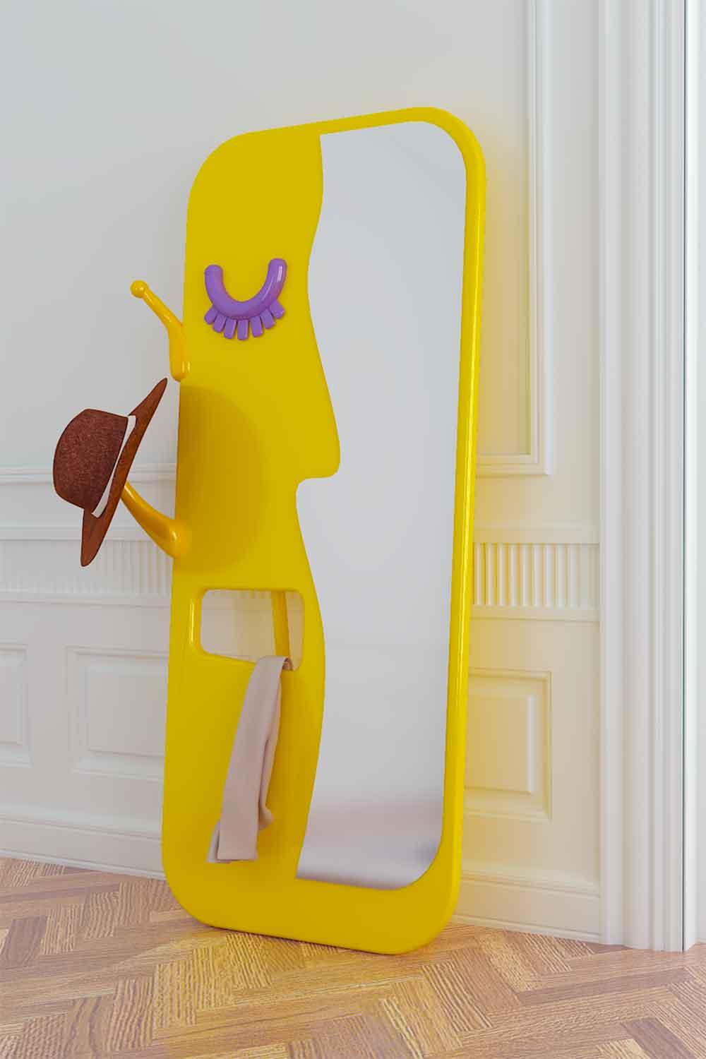 Sodd Design-Face to Face L Sarı-Ayna-2-roqelvaxirum.shop