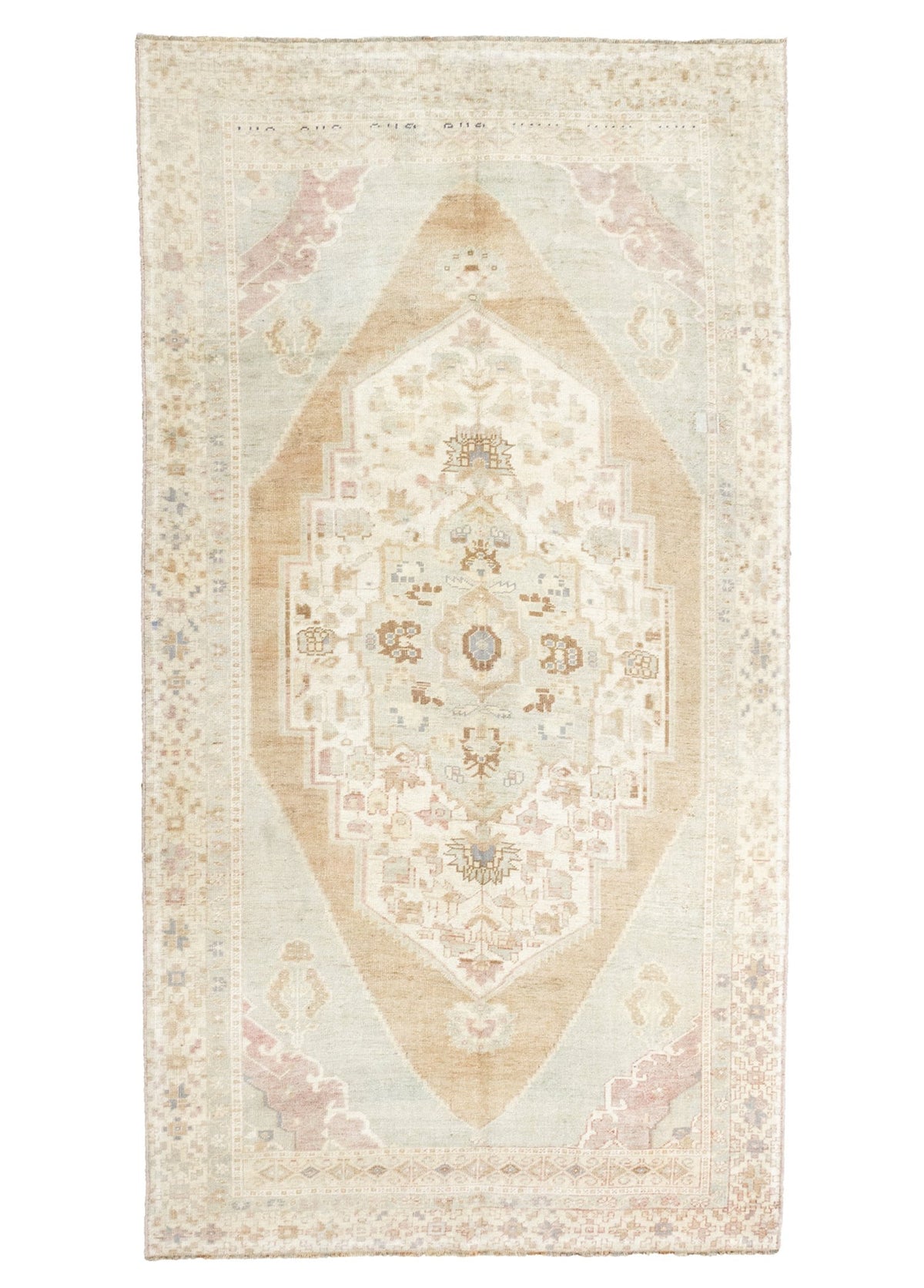 Soho Antiq-Anver Yöresel Taşpınar Desenli El Dokuma Yün Halı 148x285 Cm-Halı-1-roqelvaxirum.shop
