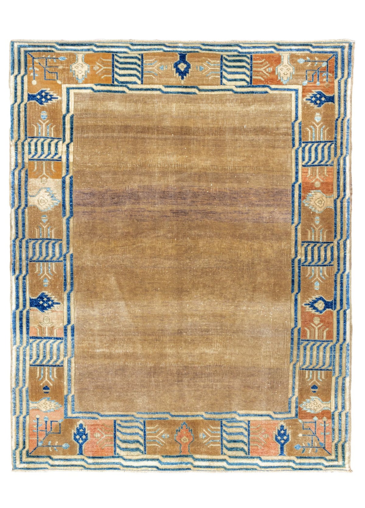 Soho Antiq-Asem El Dokuma Kahverengi Azeri Halı 159x198 Cm-Halı-1-roqelvaxirum.shop