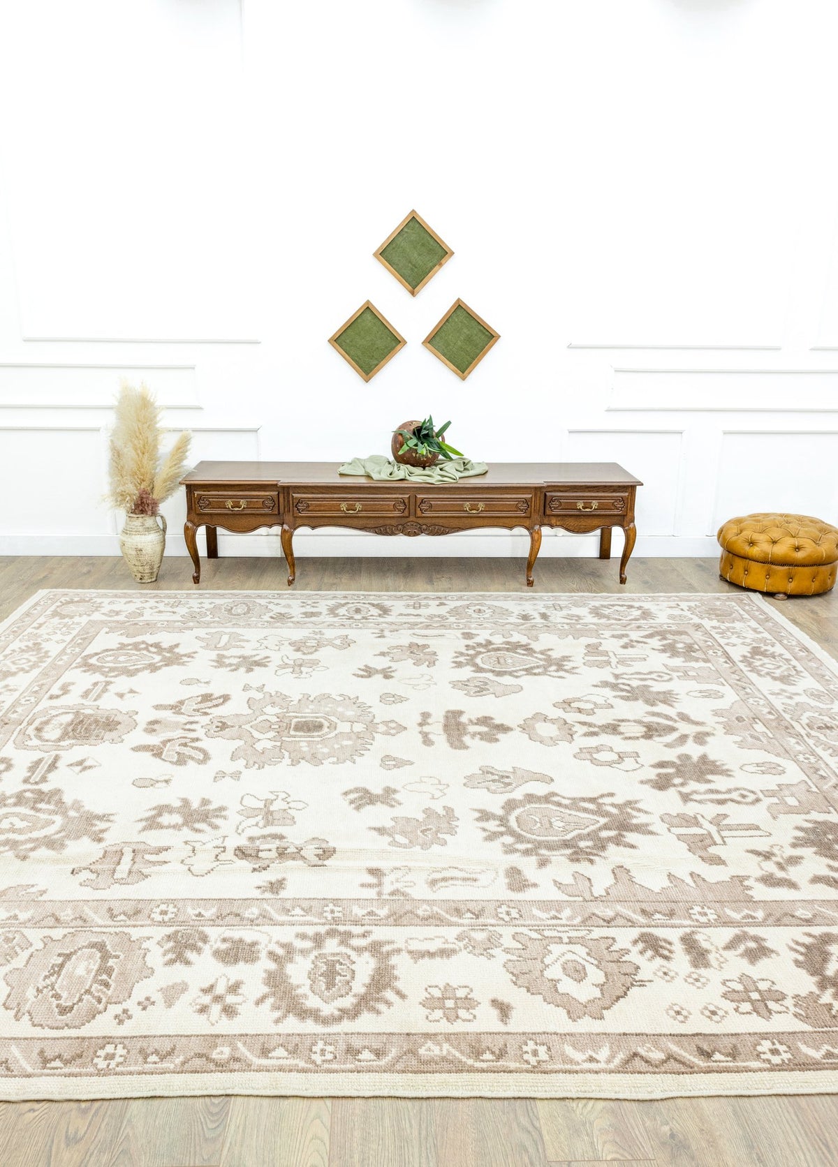 Soho Antiq-Celme El Dokuma Büyük Uşak Halısı 299x353 Cm-Halı-2-roqelvaxirum.shop