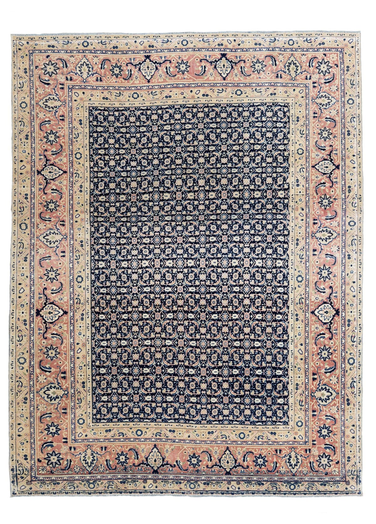 Soho Antiq-Dehloran Fish Design El Dokuma İran Halısı 251x328 Cm-Halı-1-roqelvaxirum.shop
