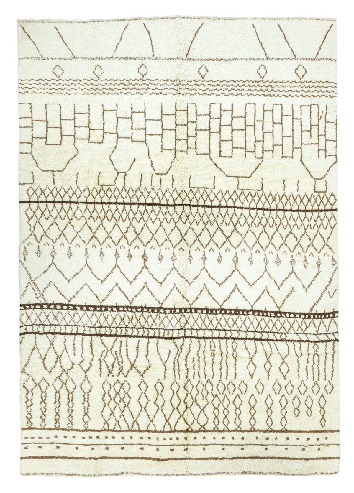 Soho Antiq-Fergana Moroccan Tarzı Yün Shaggy Halı 306x447 Cm-Halı-1-roqelvaxirum.shop