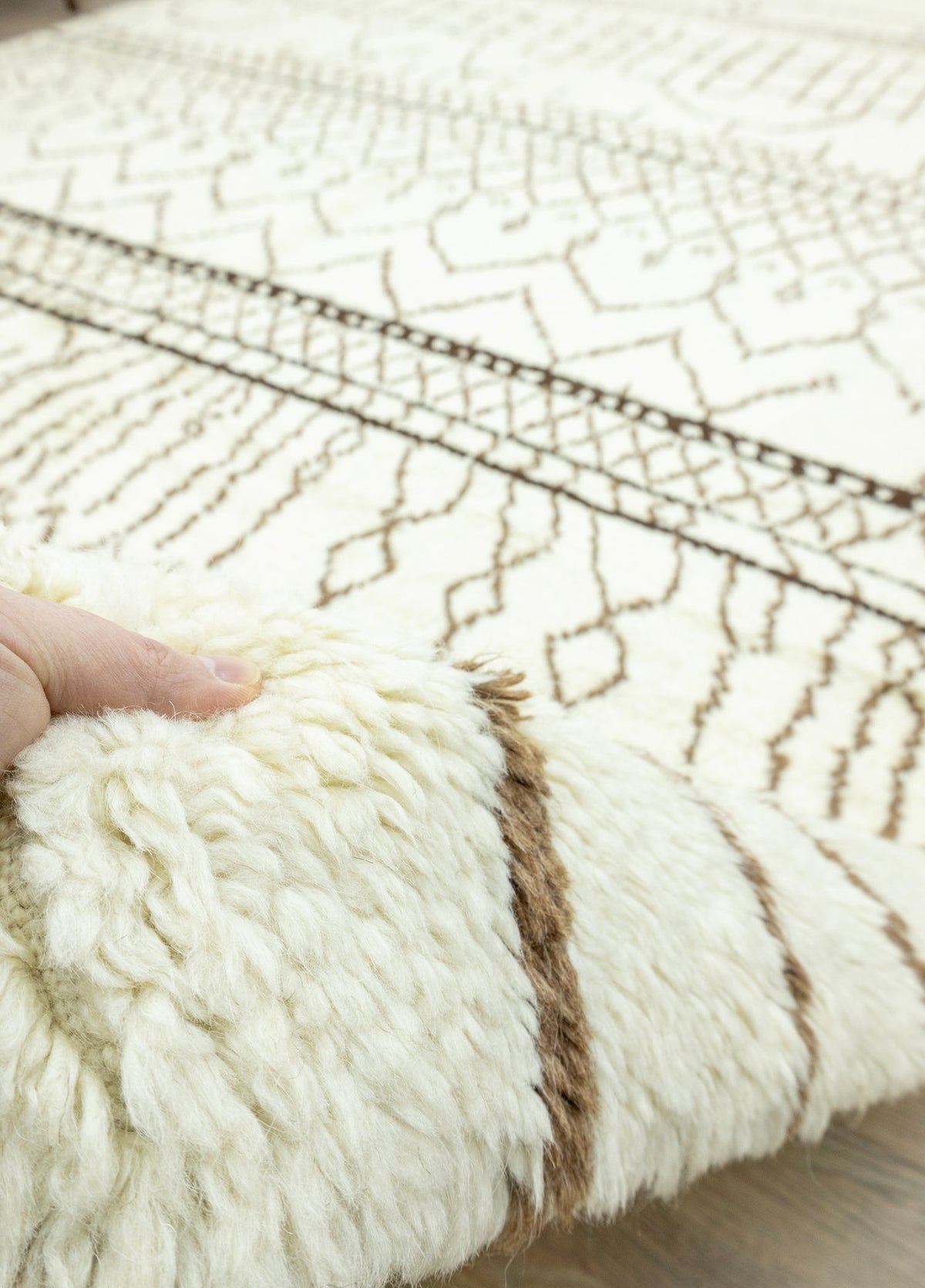 Soho Antiq-Fergana Moroccan Tarzı Yün Shaggy Halı 306x447 Cm-Halı-4-roqelvaxirum.shop