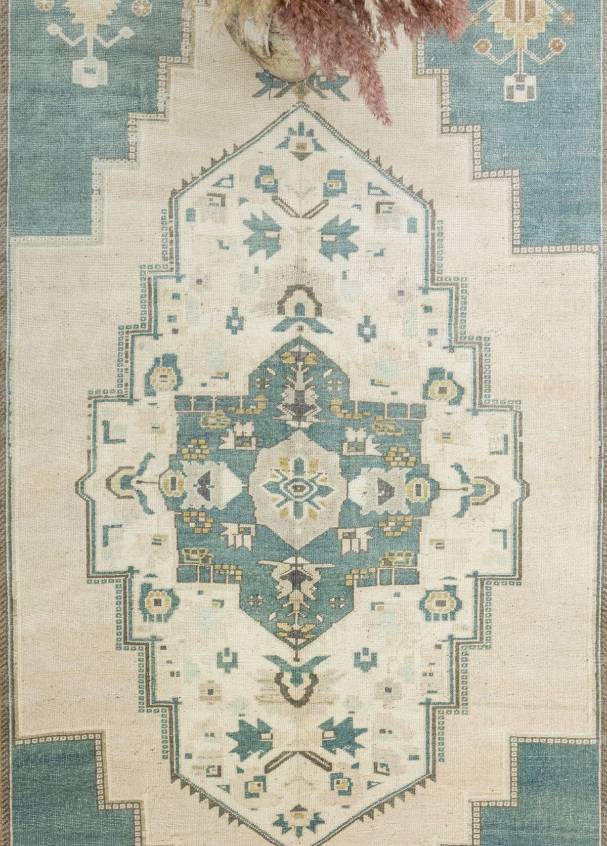 Soho Antiq-Kise Taşpınar Desenli El Dokuma Yün Halı 171x315 Cm-Halı-4-roqelvaxirum.shop
