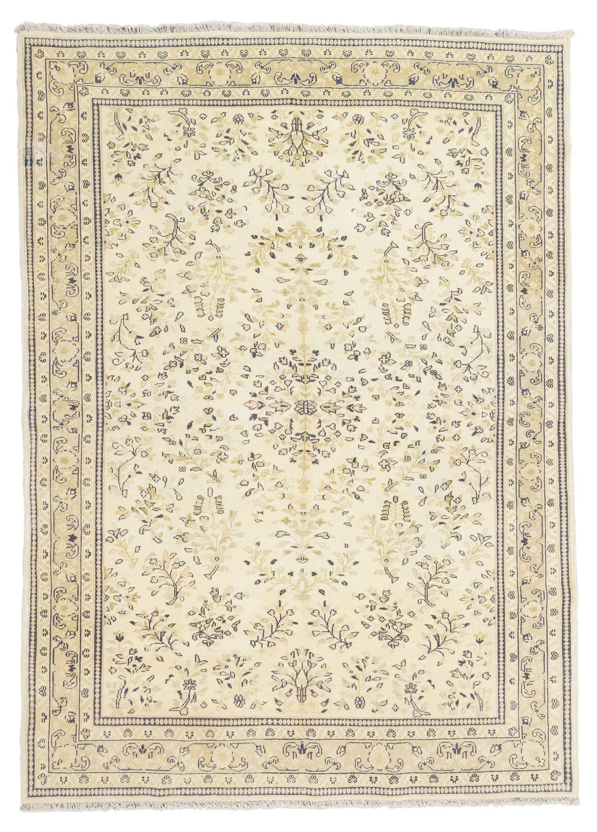 Soho Antiq-Razavi Floral Desenli El Dokuma İran Halısı 183x257 Cm-Halı-1-roqelvaxirum.shop