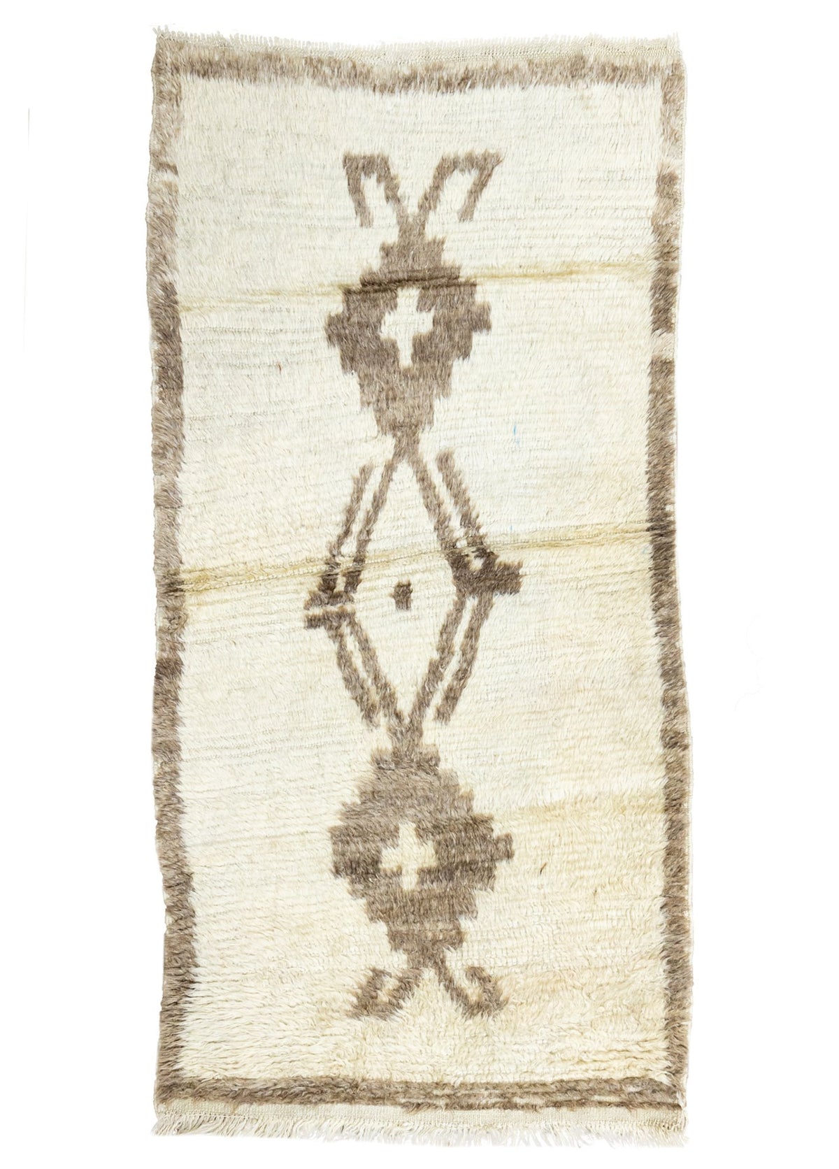 Soho Antiq-Tozgun İlkel Desenli El Dokuma Tülü Halı 95x191 Cm-Halı-1-roqelvaxirum.shop