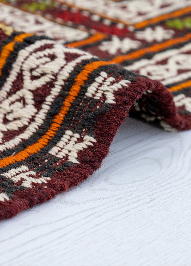 Soho Antiq-Zerda El Dokuması Geometrik Desenli Cicim Kilim 170x290 Cm-Halı-4-roqelvaxirum.shop