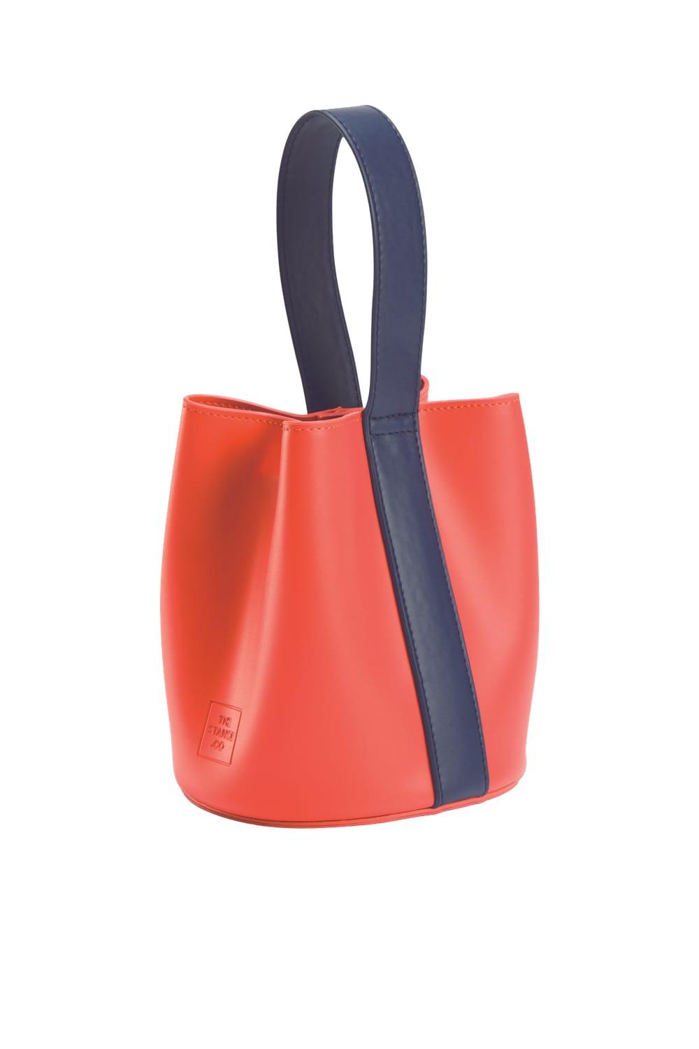 Thestance.co-Bono - Turuncu & Lacivert-Omuz Çantası-2-roqelvaxirum.shop