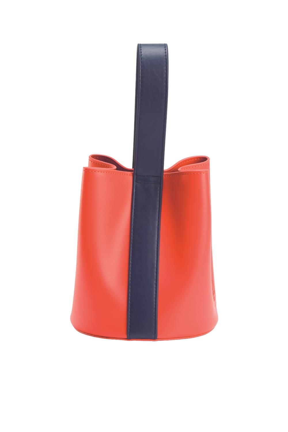 Thestance.co-Bono - Turuncu & Lacivert-Omuz Çantası-3-roqelvaxirum.shop
