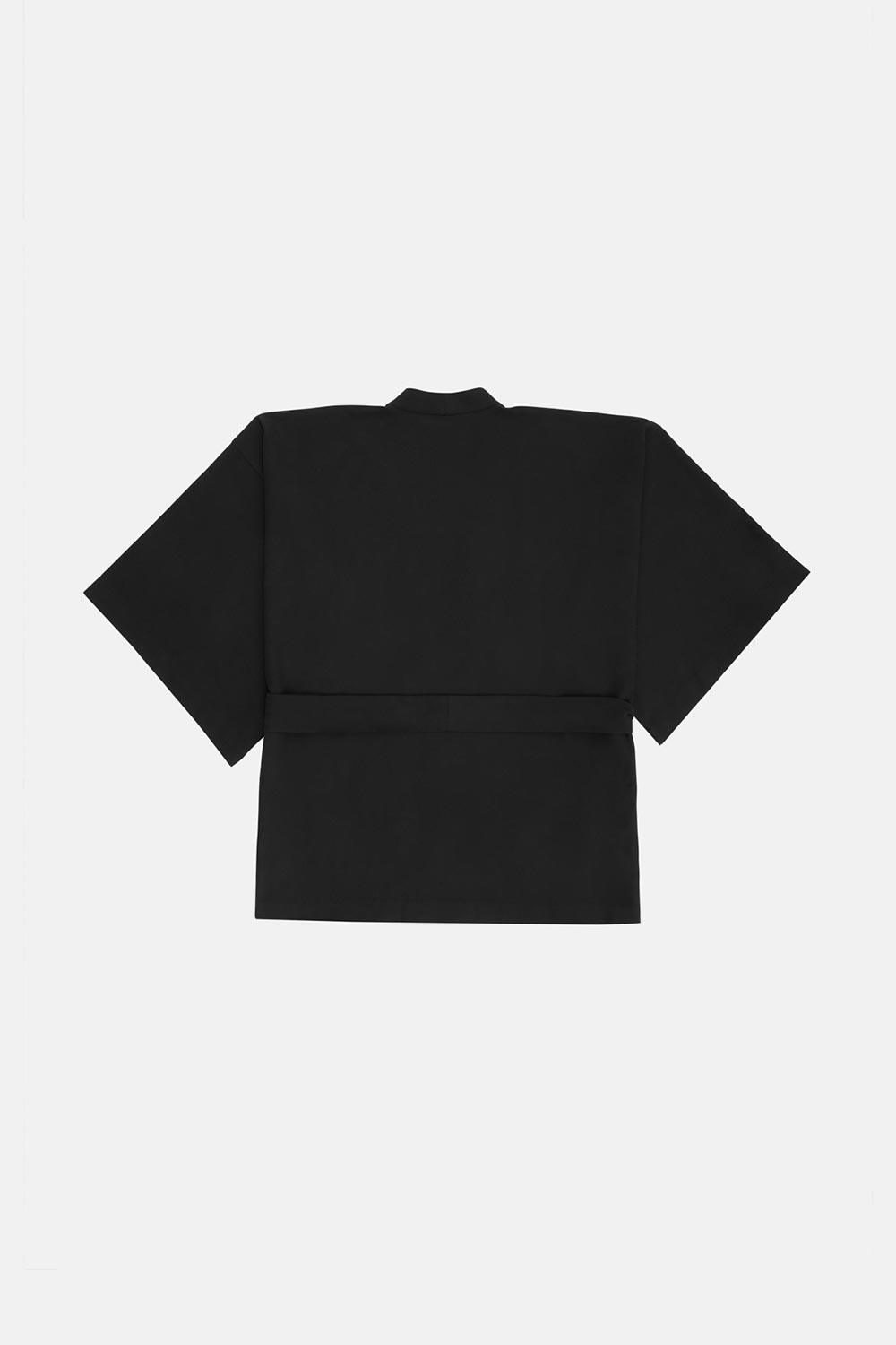 WWF Market-Lemur Kısa Kollu TENCEL™ Kimono - Siyah-Kimono-2-roqelvaxirum.shop