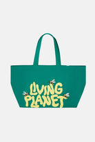 WWF Market-Living Planet Büyük Çanta - Yeşil-Bez Çanta-1-roqelvaxirum.shop
