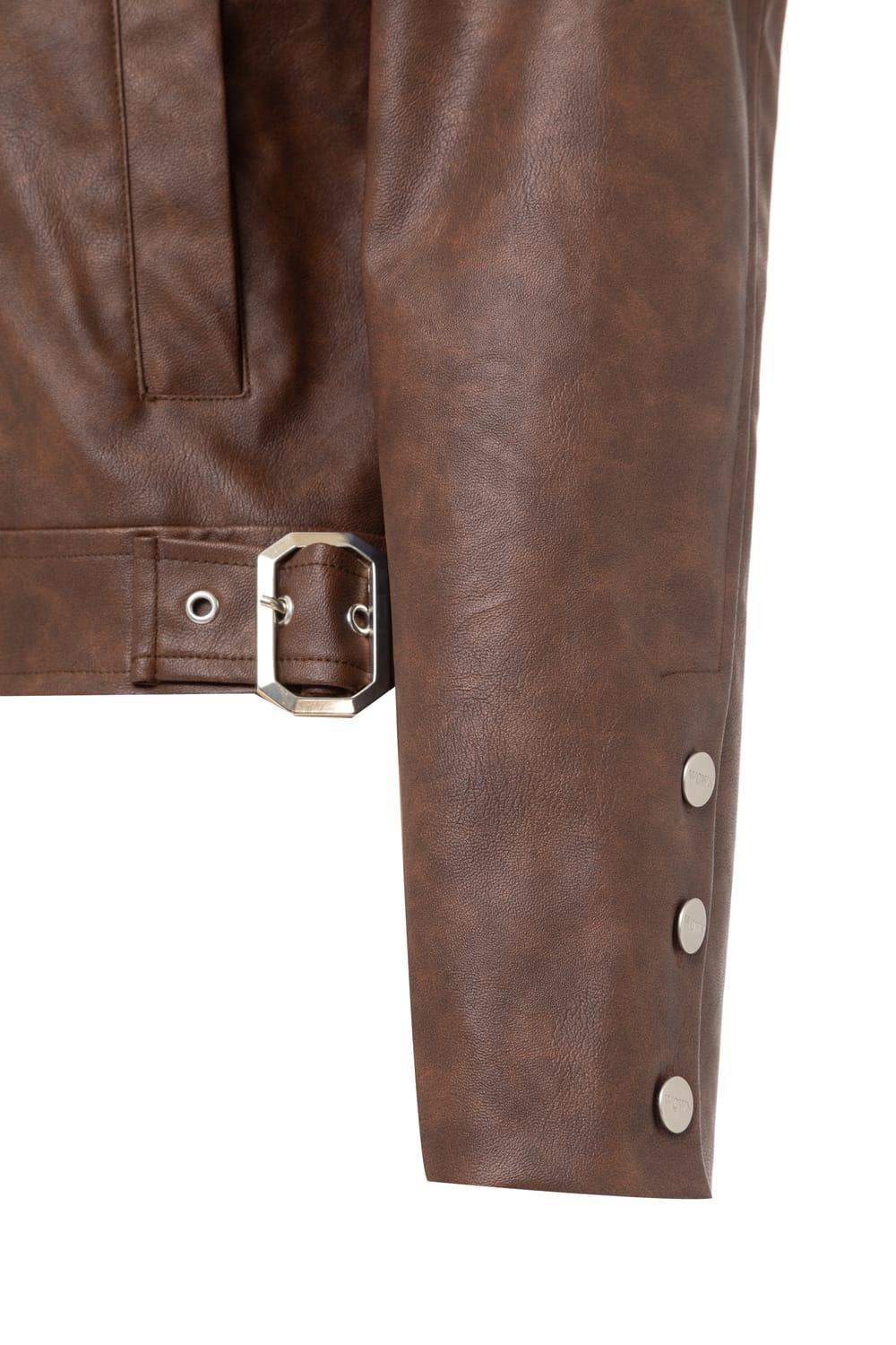 Wown-Dora Leather Jacket-Deri Mont-5-roqelvaxirum.shop